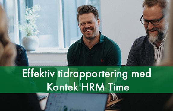 Effektiv tidrapportering med Kontek HRM Time_574x368